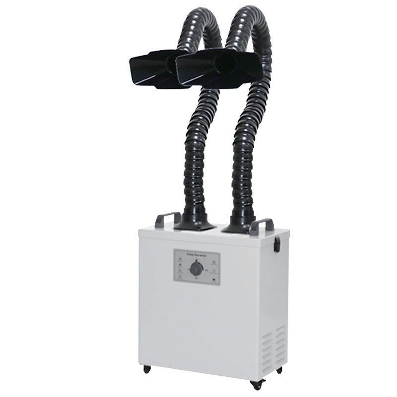 Industrial Laser Solder Iron - Industriële rookzuiveraar Kleine desktop soldeerrookafzuigmachine Lasermarkering