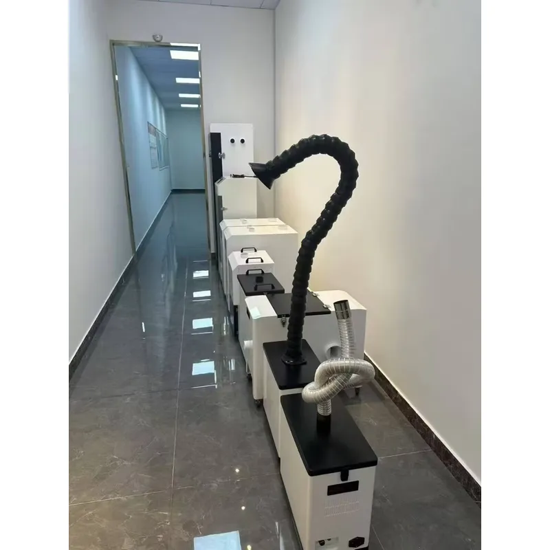 Industrial Laser Solder Iron - Mobiele industriële werkplaats rookafzuig- en reinigingssysteem