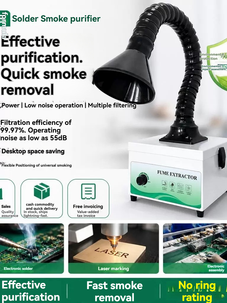 Industrial Laser Solder Iron - Mini Soldeerrookabsorber – Industriële Rookafzuiger voor