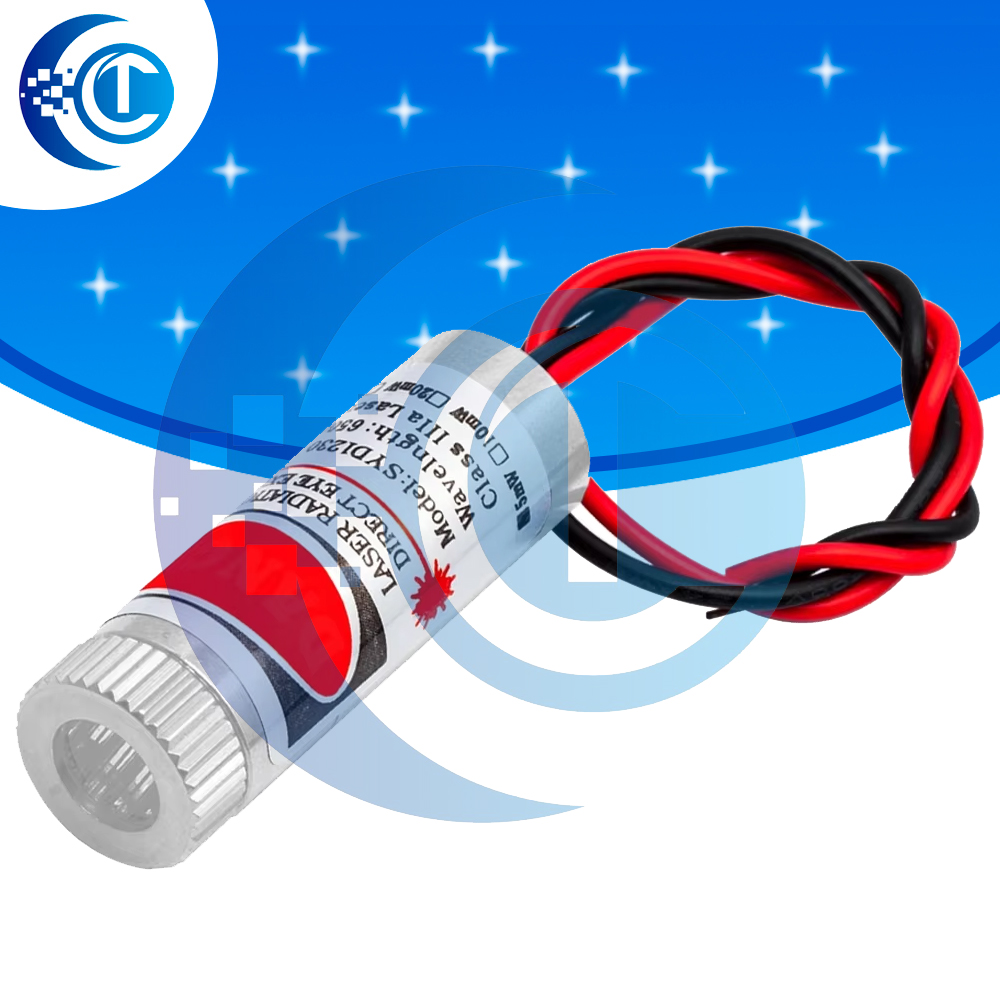 Industrial Laser Line Generator - 650nm 5mW focusseerbare rode lasermodule, industriële