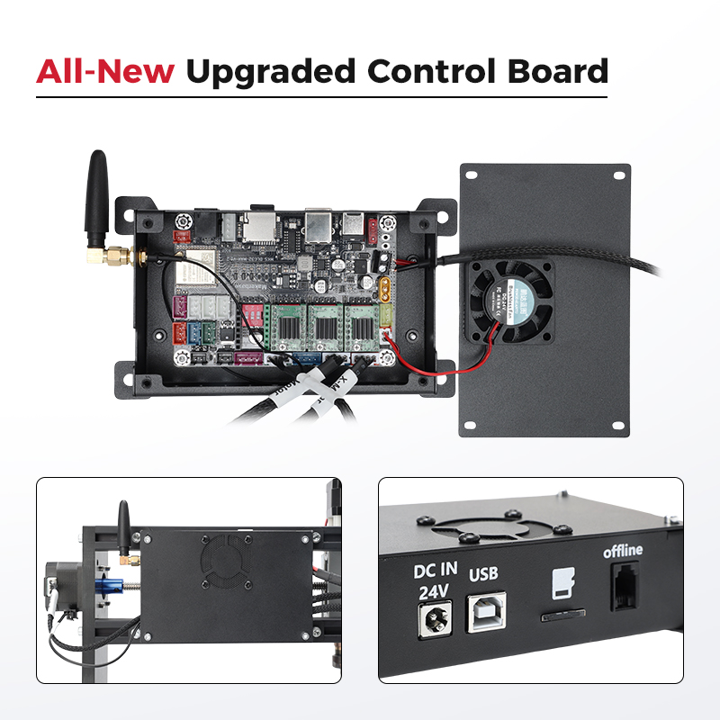 Controller Grbl Board - CNC-controllertools 3-assige besturingskaart GRBL 1.1 USB-poort