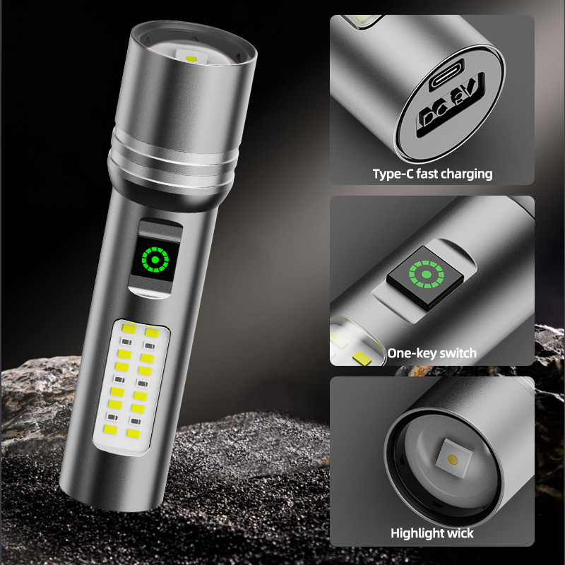 Witte laserzaklamp met alumini - Industrial Handheld Laser recensie en prijs