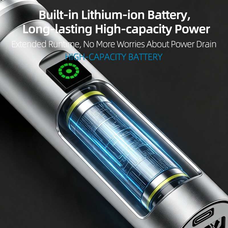 Witte laserzaklamp met alumini - Industrial Handheld Laser recensie en prijs