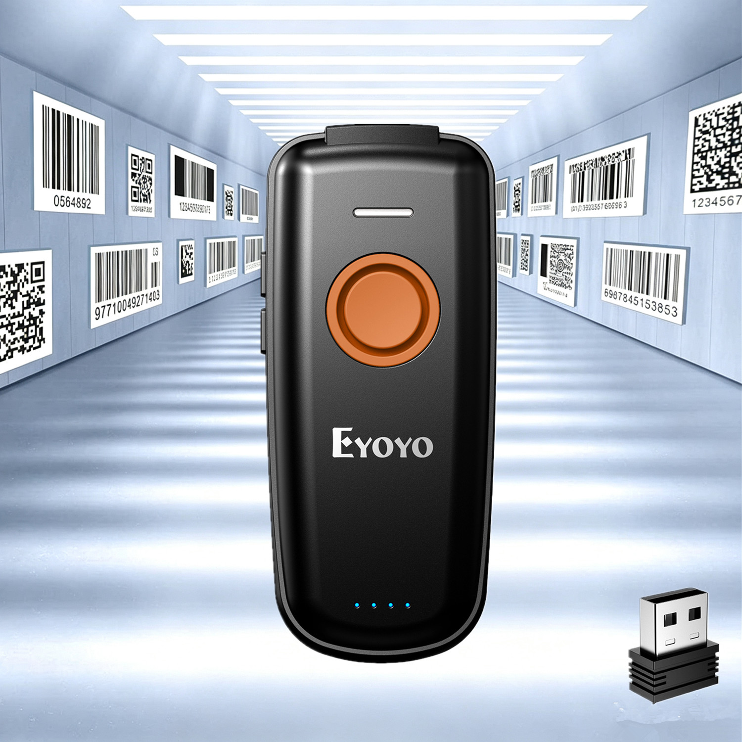EYOYO Mini Barcode Scanner 1D  - Industrial Laser Beam recensie en prijs