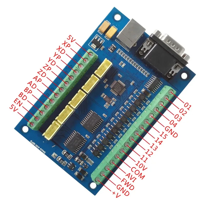 CNC MACH3 USB 5 Axis 100 KHz U - Breakout Board Mach3 recensie en prijs