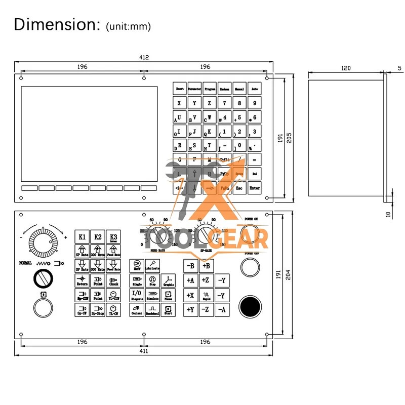 5-in-1 draagbare industriële b - Industrial Laser Cutting Machine Price recensie en prijs