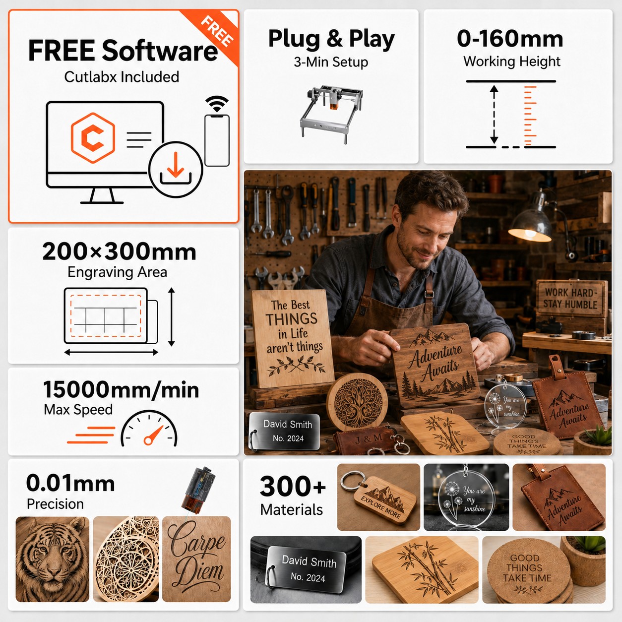 Carverall K15 Pro Lasergraveer - Industrial Laser Engraving Machine recensie en prijs