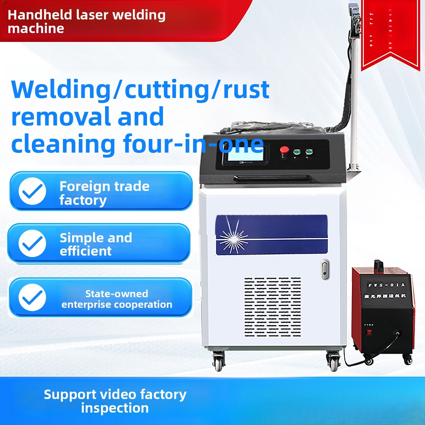 Handheld industriële volautoma - Industrial Laser Rust Remover recensie en prijs