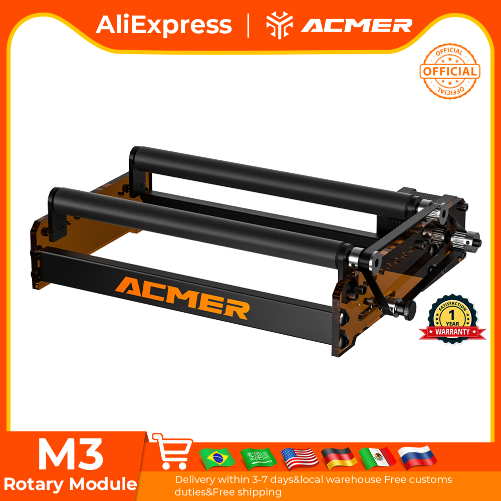 ACMER M3 Laser-roterende rol 3 - Industrial Laser Engraving Machine recensie en prijs