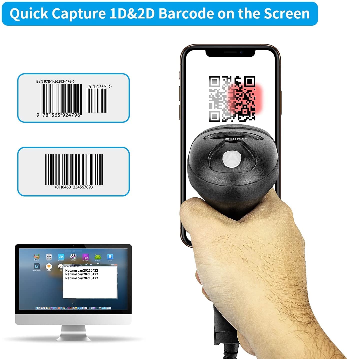 NETUM L5 bedrade 2D barcodesca - Industrial Laser Beam recensie en prijs